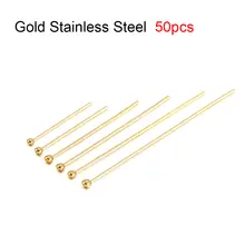 Stainless Steel Flat Head Pins 50-100pcs for Jewelry #3