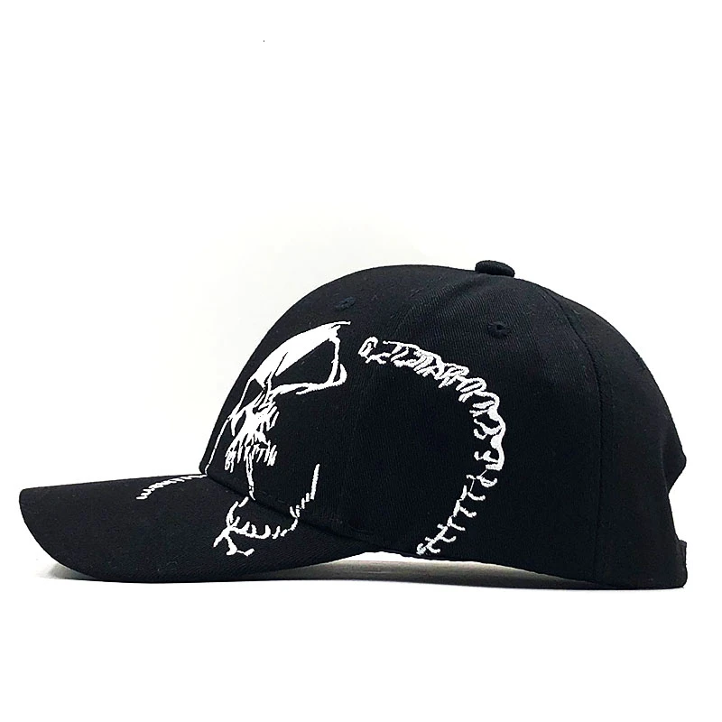 100% Cotton Outdoor Men Baseball Cap Skull Embroidery hats sports snapback caps for men women unisex