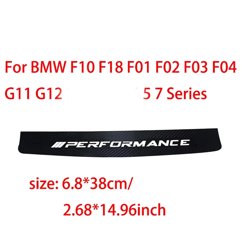 Carbon Fiber M Brake Lights Decorative Sticker For BMW Performance Series 3 5 7 X1 X3 X5 E46 E90 E92 E93 F30 G20 G30 F11 E60 F01