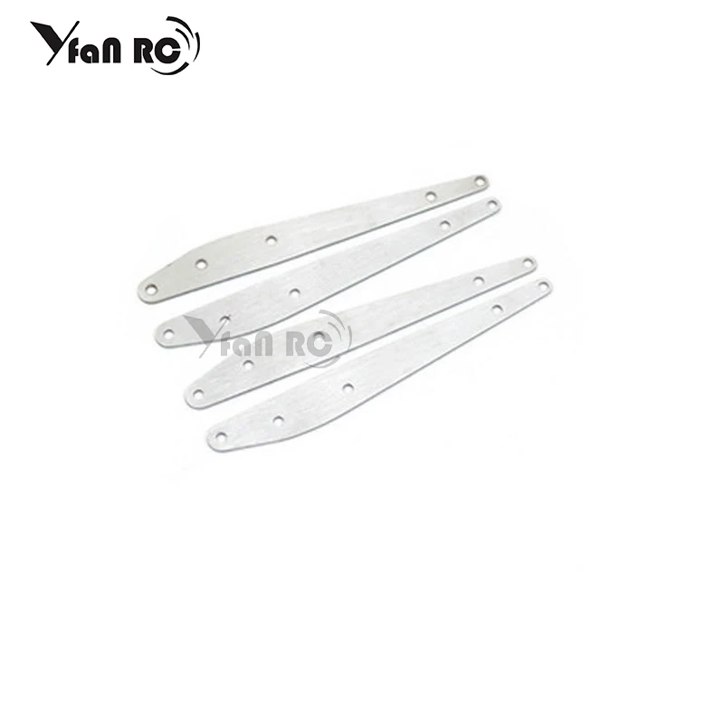 1 set For axial 1 / 10 rbx10 axi03005 ryft chassis armor Three piece set metal armor anti-collision stainless steel guard plate