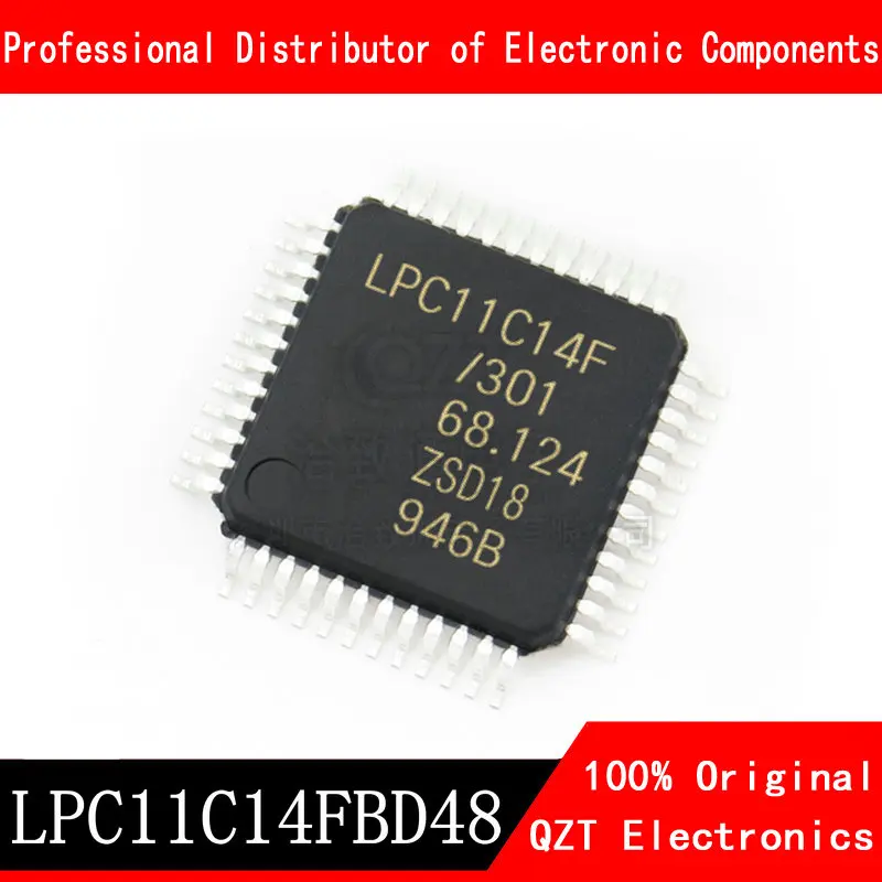 5 unids/lote LPC11C14FBD48 LPC11C14FBD LPC11C14F LPC11C14 LQFP-48 nuevo original en Stock