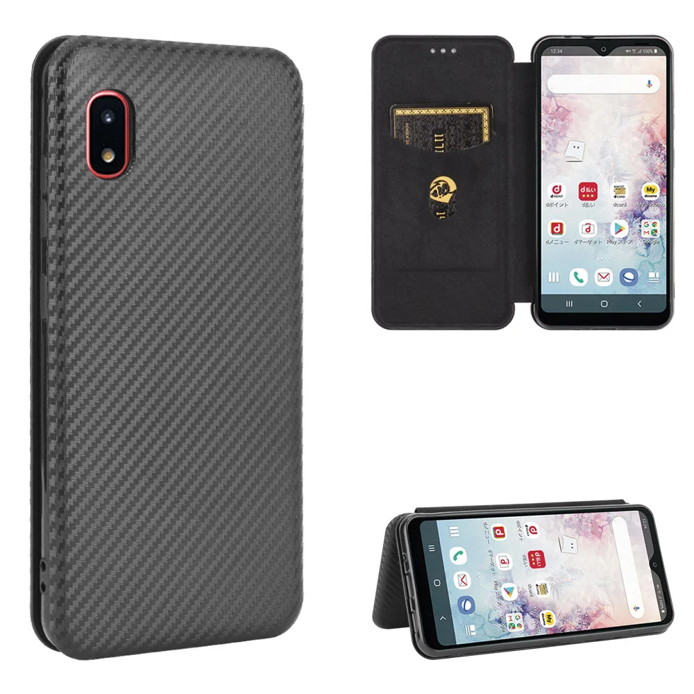 For Samsung Galaxy A20 Japanese version SC-02M Case Carbon Fiber