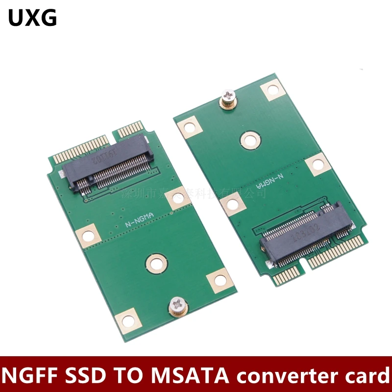 Advanced 2018 Computer Adapter Mini PCI-E 2 Lane M.2 NGFF 30mm 42mm SSD To 52pin MSATA Adapter Card Gifts