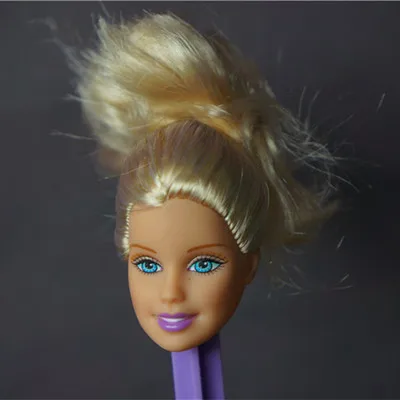 002 1/6 27cm doll head gift for girl collection toy with hair baby head make-up nuannuanmengwu dongcheng qibaoleyuan