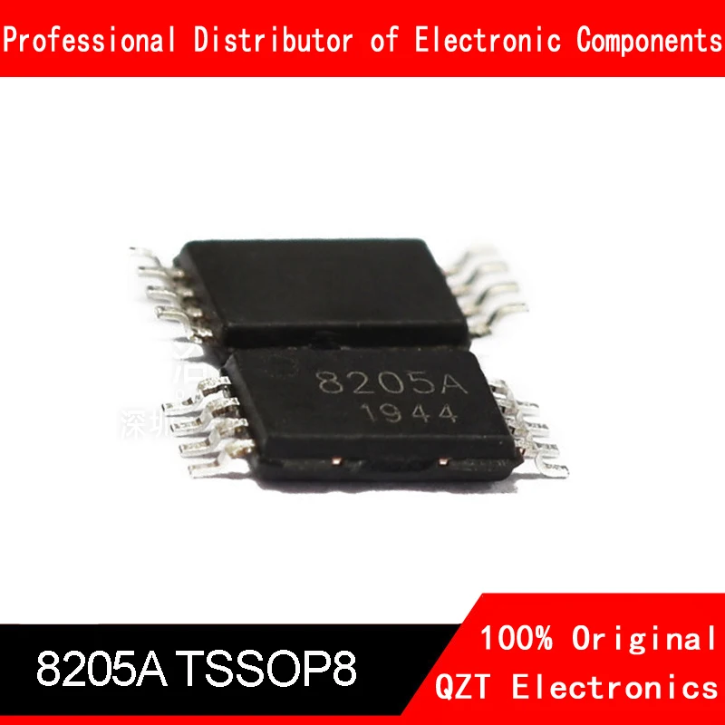 10PCS 8205A TSSOP8 CEG8205A TSSOP FS8205A STN8205A 8205 TSSOP-8 MSOP-8 SMD new and original IC Chipset