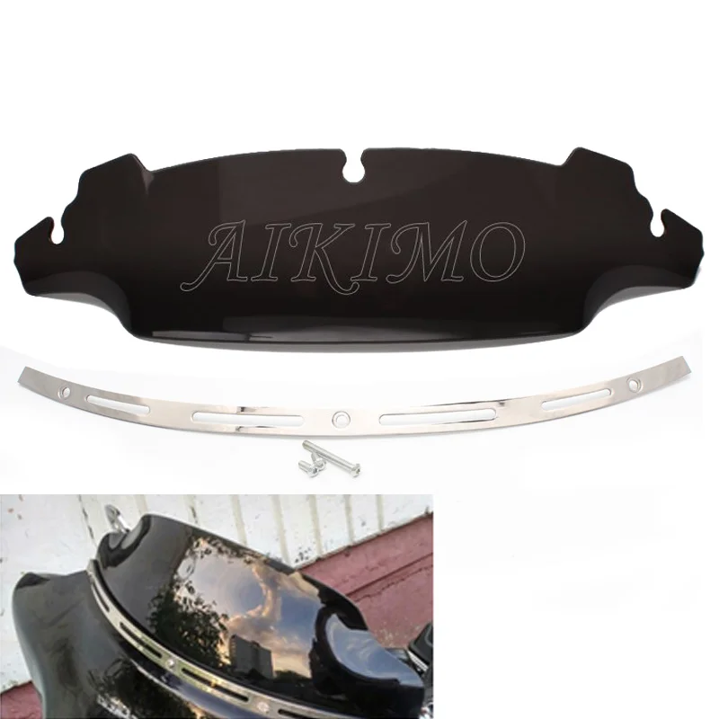 Motorcycle Windshield Trim Case + Dark Smoke 4.5