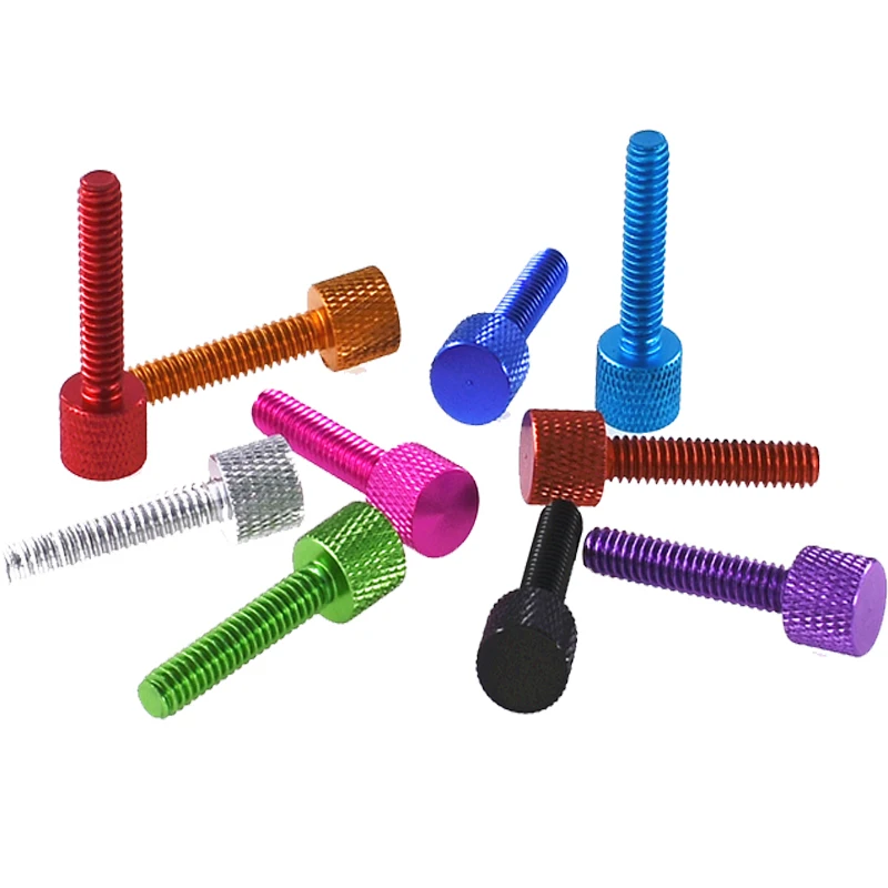 

1/4-20*30mm Colorful Universal Adjustment Thumb Screw Camera Gopro Accessories Knurled Screws Aluminum Alloy