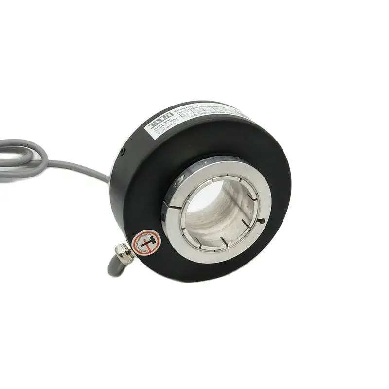 Factory Supply Price 1024 3600 5000 PPR Pulse 100mm Outer Rotary Encoder Hollow Shaft 40mm NPN Output Incremental Encoder GHH100