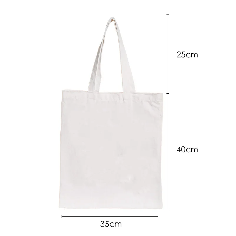 Women Canvas Tote Vintage Shoulder Bag Boys Girls Shopping Bags Students Shopper Bag Handbag Reusable Foldable Storage Tote