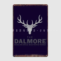 클래식 Dalmore 로고 금속 플라크 포스터 벽 장식 펍 차고 장식 시네마 주방 주석 기호 포스터