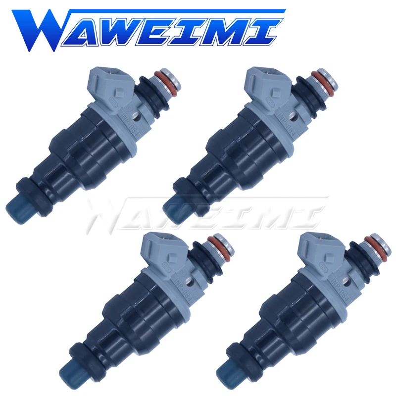 WAWEIMI 4x Fuel Injector Genuine Quality Nozzle INP-064 Fits 1993 MITSUBISHI GALANT ES 2.0 L4 Car Accessories