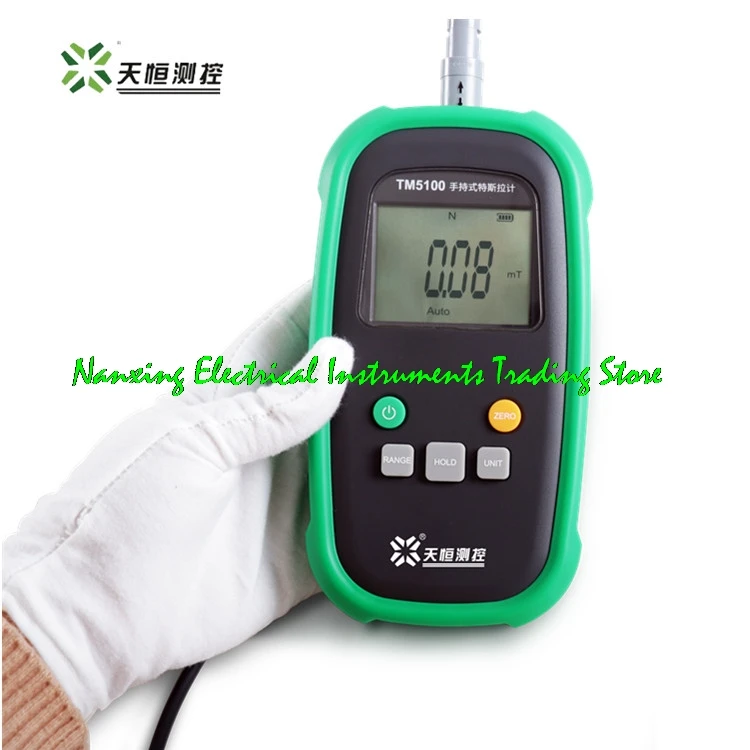 

TM5100 Gaussmeter Tesla meter the fluxmeter surface magnetic field tester with NS function Perfect alternative TD8620