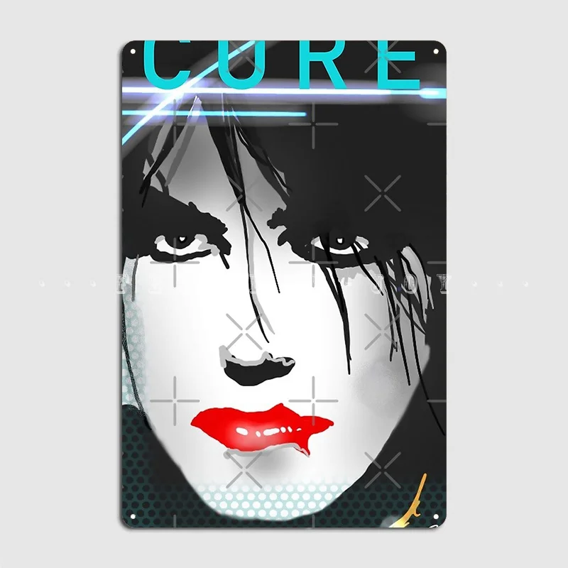 Robert Smith Metal Plaque Poster Club Party Home Create Plaques Tin Sign Poster