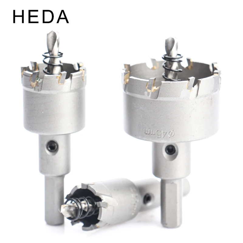 Extended High-grade TCT Drill Bit Alloy Hole Saw 14-70mm For Carbon Steel Stainless Steel Pipe Tungsten Carbide Tipped Drill