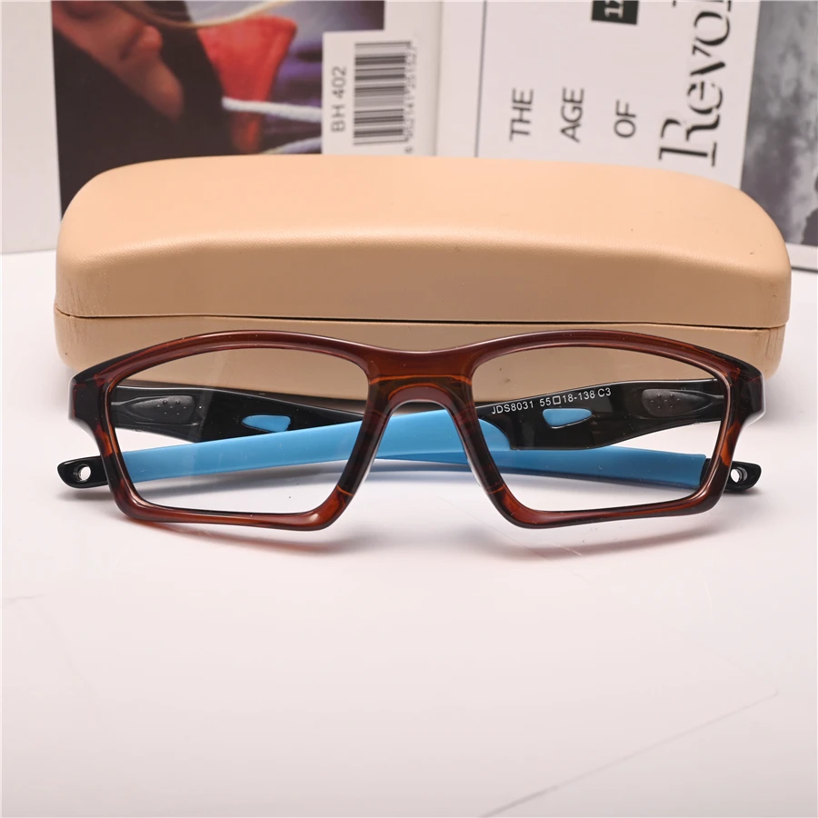 

cubojue Reading Glasses Men +0.75 1.25 1.50 1.75 2.00 2.25 2.50 2.75 3.00 3.25 3.50 3.75 4.00 TR90 Eyeglasses Frames Male Brown