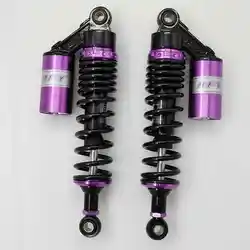 7mm spring Universal 320mm /330mm/340mm/350mm/360mm Motorcycle Shock Absorber for HONDA YAMAHA SUZUKI KAWASAKI purple black gold