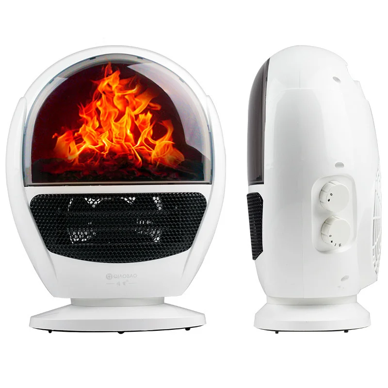 Pemanas Listrik Lantai Pemanas Hangat 3D Simulasi Api untuk Musim Dingin Peralatan Rumah Tangga Hemat Energi Mesin Hangat 220V QN36