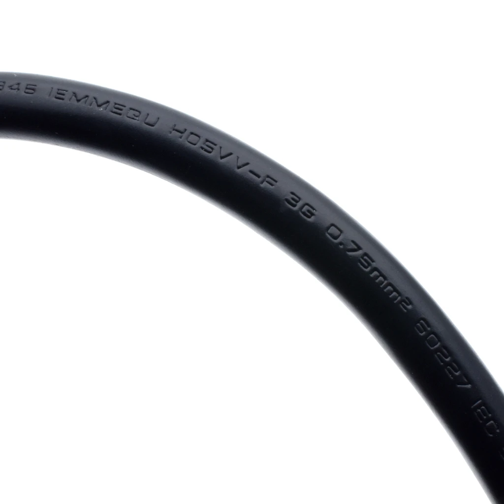 IEC 320 90 Degree C13 3 Pin Female to C14 3 Pin Male PDU Power Supply Extension Cord for Computer LED HDTV Monitor and Scanner