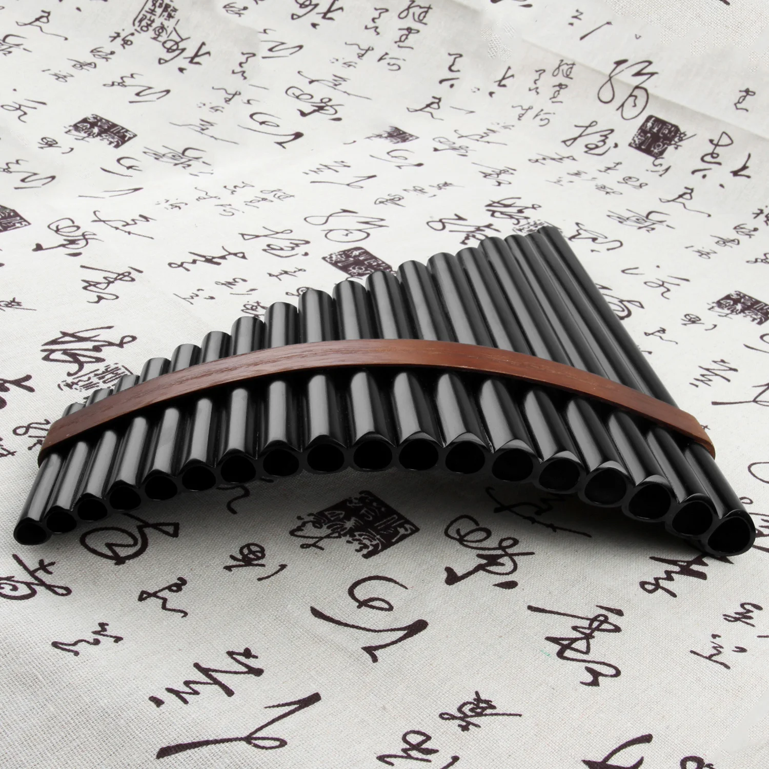 ขลุ่ยแพน 18 ท่อ สีน้ำตาล คีย์ - Musical Instrument Pipe บทวิจารณ์และราคา
