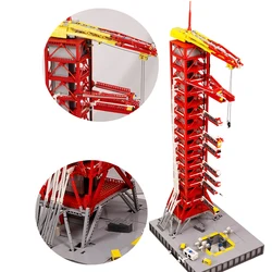 MOC Apollo Saturn Launch Umbilical Tower FOR Rocket Sent Space High-tech Building Block Brick Children Puzzle Education Toy Gift