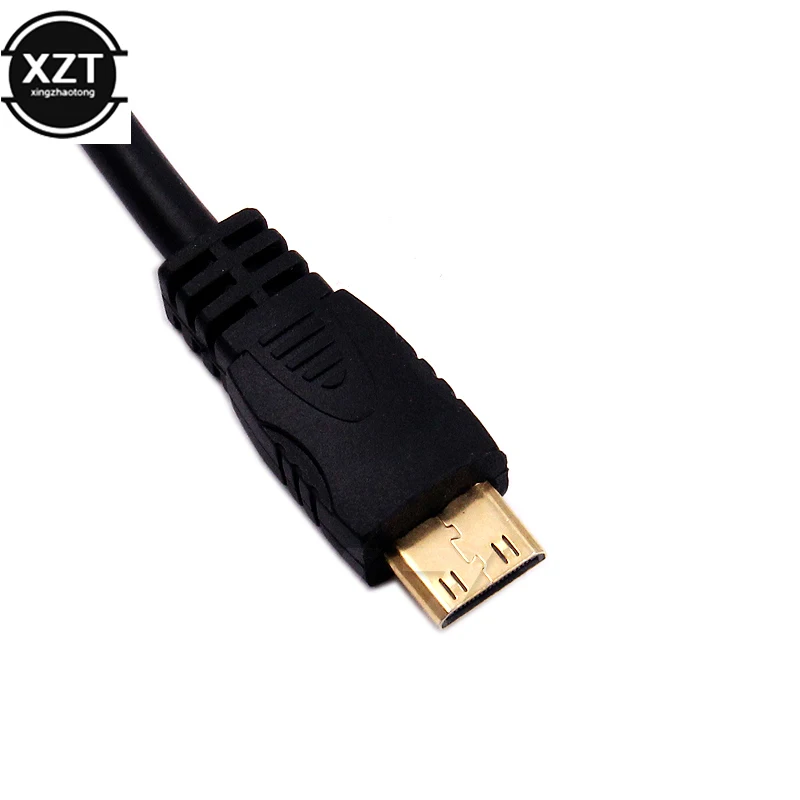 1.5m Male-Male Cable Gold Plated HDMI-compatible TO MINI HDMI-compatible C Type Plug 1.4 Version 1080p 3D for TABLETS DVD