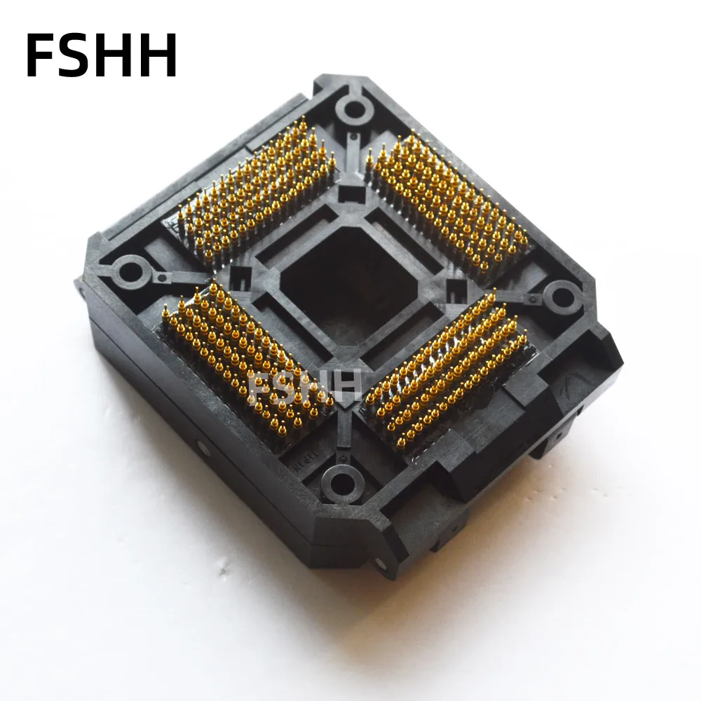 صدفي IC51-2564-1668-10 اختبار المقبس QFP256 TQFP256 LQFP256 ic المقبس الملعب 0.4 مللي متر 28x28 مللي متر