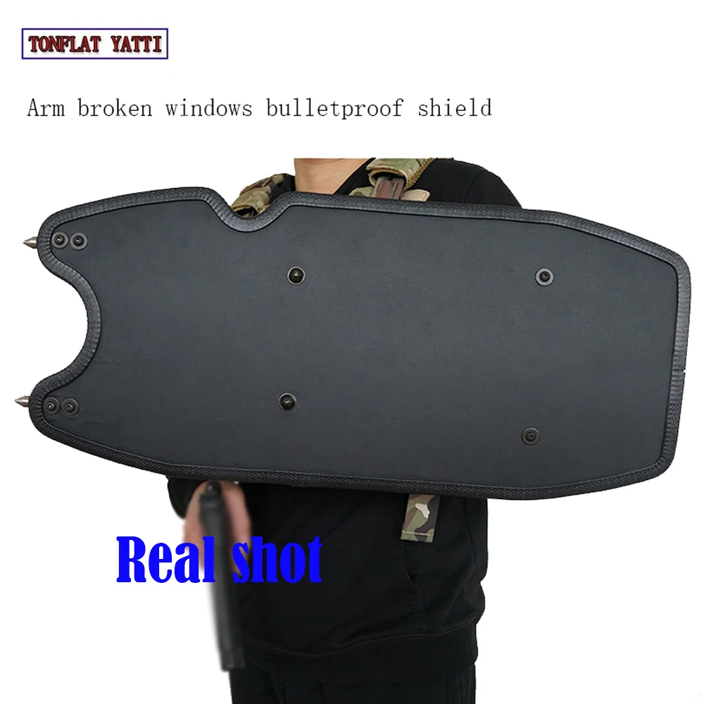 Self Protection Bulletproof Shield Hand-held Anti-Riot UHMW-PE Tactical Police Swat For Security Defence Protect Gear