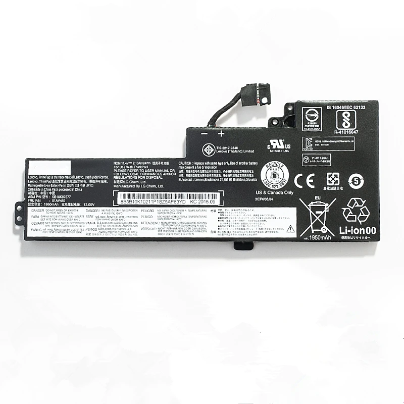 ONEVAN 01AV489 Bateria Do Portátil Para Lenovo ThinkPad T470 T480 A475 A285 Série 01AV419 01AV421 01AV420 SB10K97576 SB10K97578