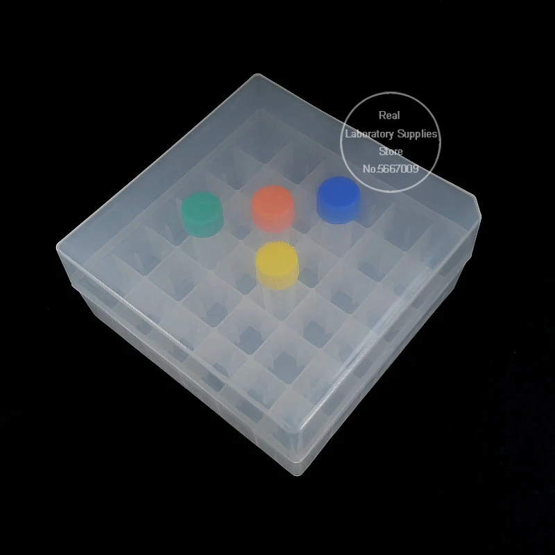 4pcs/lot 5ml 36holes Plastic frozen tube box lab Cryo tube storage rack freezing tube holder for experiment