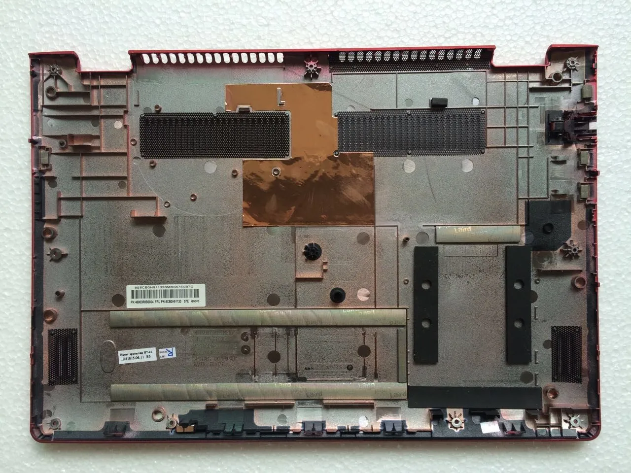 Original para lenovo yoga 500-14ca ca d shell vermelho 5cb0j46654