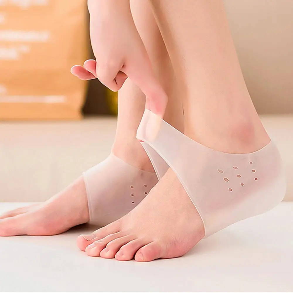 1 Pair Height Increase Insole Invisible Inner Wearable shoepad  Men Women Silicone gel  Insole Foot Massager Care Tools