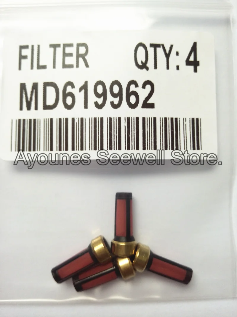 MD619962 good quality 4pcs fuel pump filter for Mitsubishi Pinin Carisma Space Star  1.8 GDI for injector repair kit