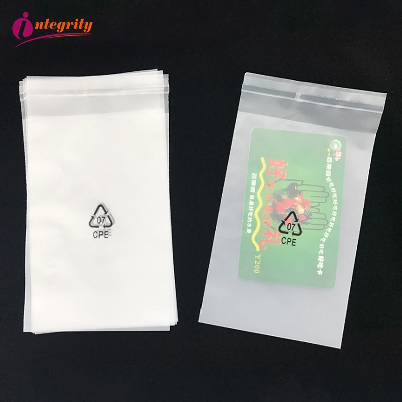 10000pcs 10x(13+2)Cm Self-Adhesive CPE Bag Merchandise Electronics Gift Bags Sealing CPE Bags CPE Frosted Plastic Pack Pouches