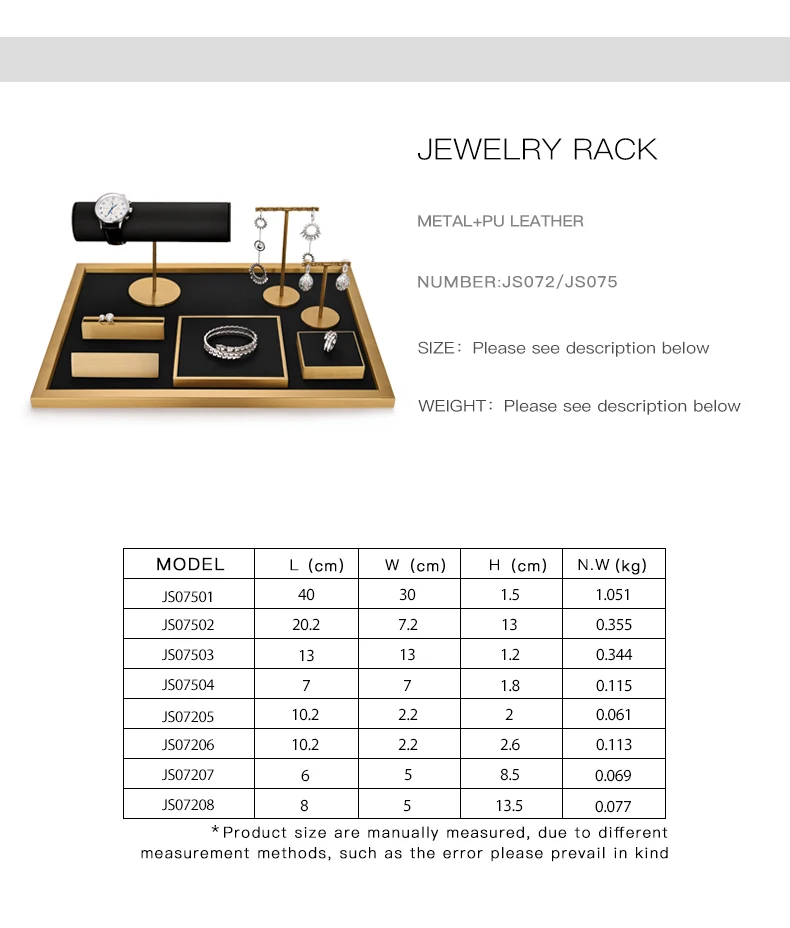 Oirlv Metall-Schmuckständer, Organizer für Armbänder, Ringe, Ohrringe, Displayständer für Schmuckgeschäfte, Thekendisplay, Aufbewahrung – Detail 5