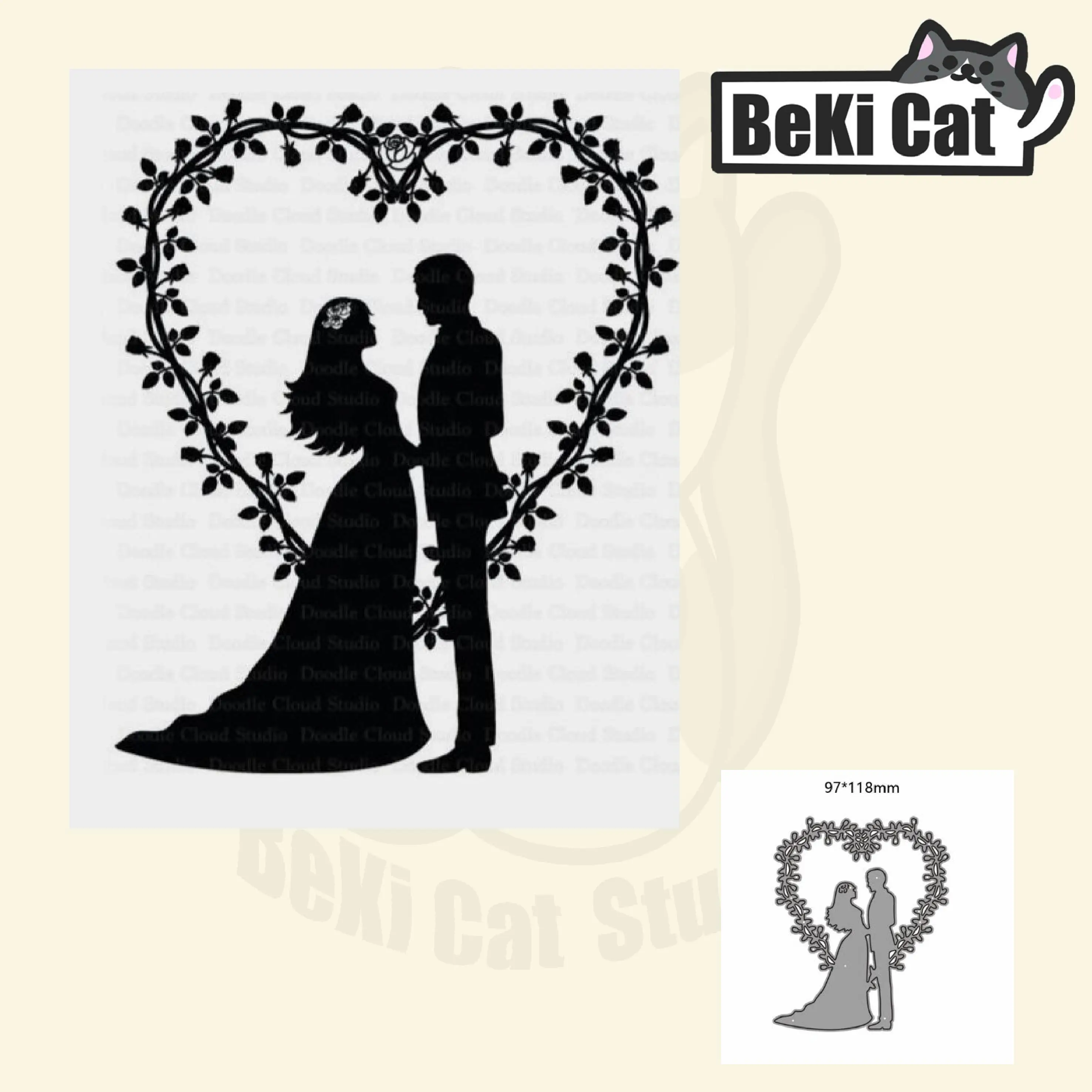 

Wedding love cutting die file Original Stencils for DIY Scrapbooking photo album Decorative DIY Paper Cards