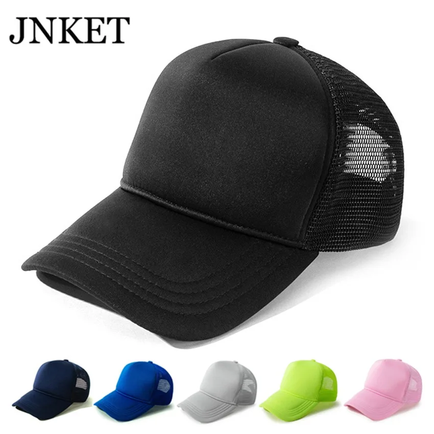 JNKET Fashion Unisex Mesh Baseball Cap  Outdoor Sports Sunhat Summer UV Hat Adjustable  Snapbacks Hats Gorras Baseball Casquette