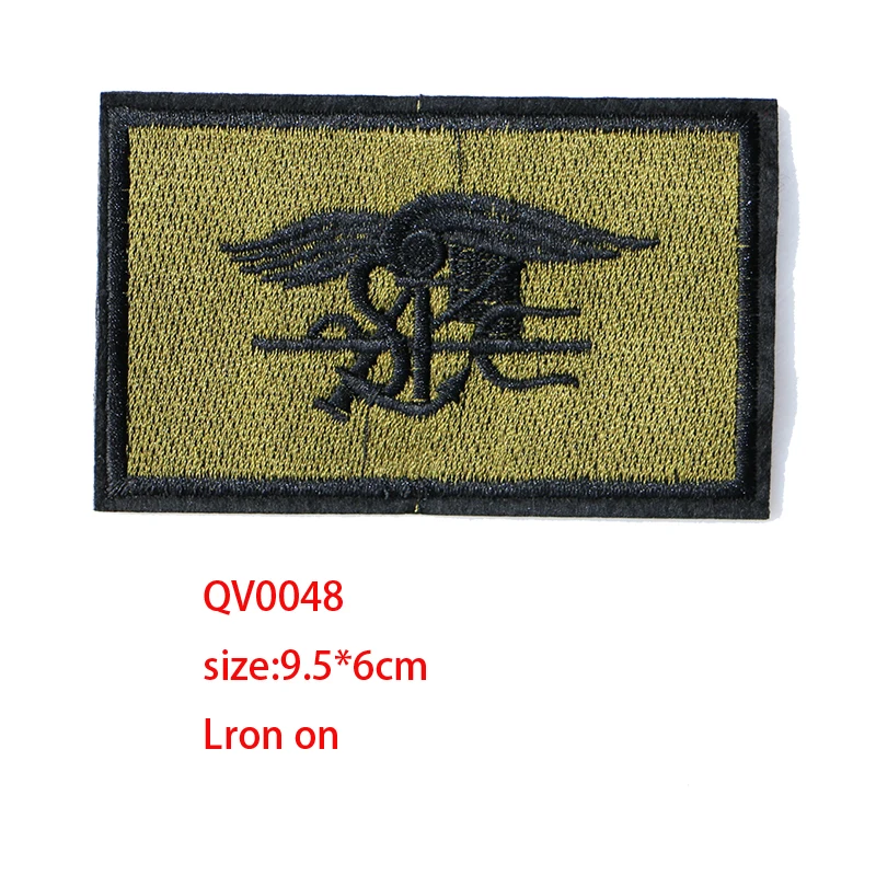 US Marine Corps Medal icon Embroidered Iron on Patches for Clothing DIY Stripes Stickers  Custom Badges on the Backpack