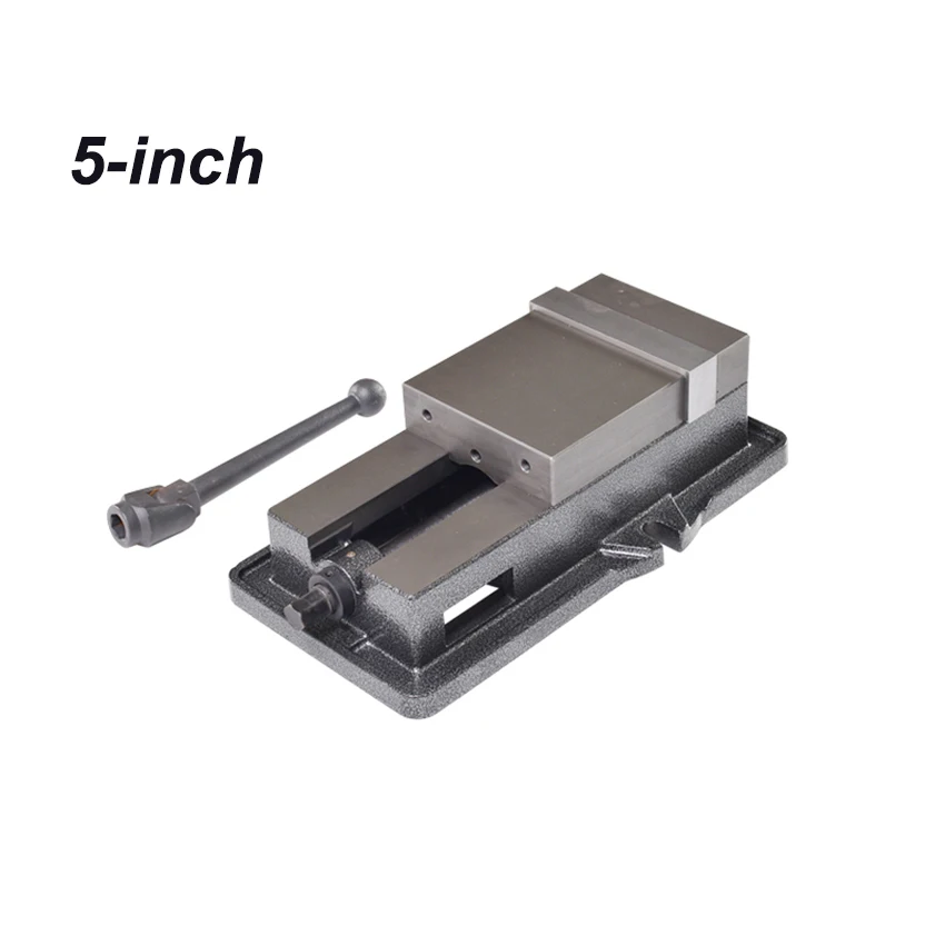 

Heavy-duty Milling Machine Flat-nose Pliers Drilling Milling Machine Precision Angle Solid Bench Vise 5 inches Opening 125mm