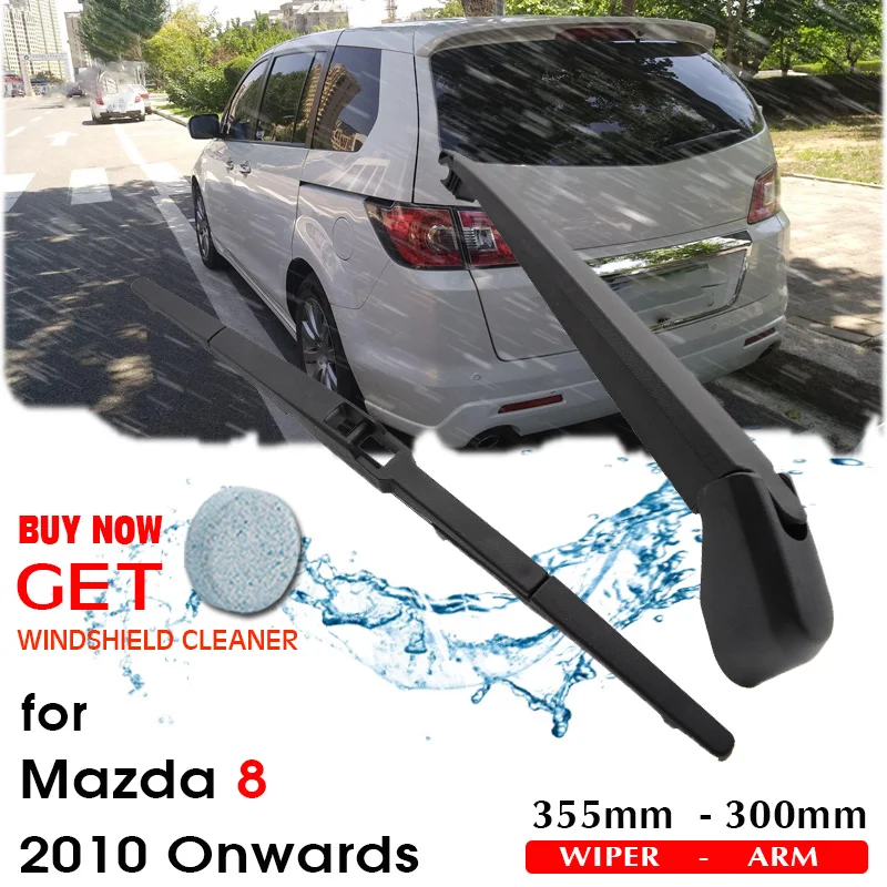 

Car Wiper Blade Rear Back Window Windscreen Windshield Wipers Auto Accessories For Mazda 8 Hatchback 355mm 2010 Onwards