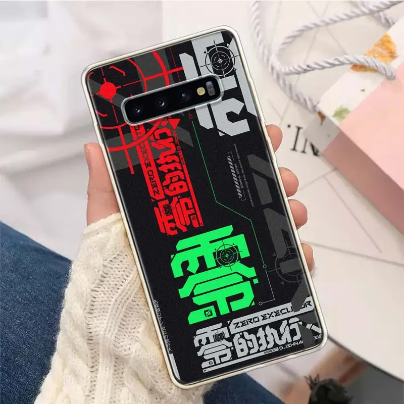 Cyber Style Punks Silicon Call Phone Case For Samsung Galaxy S23 S24 Ultra S21 S20 FE S22 S10 Plus S10E S9 S8 + Cover Funda