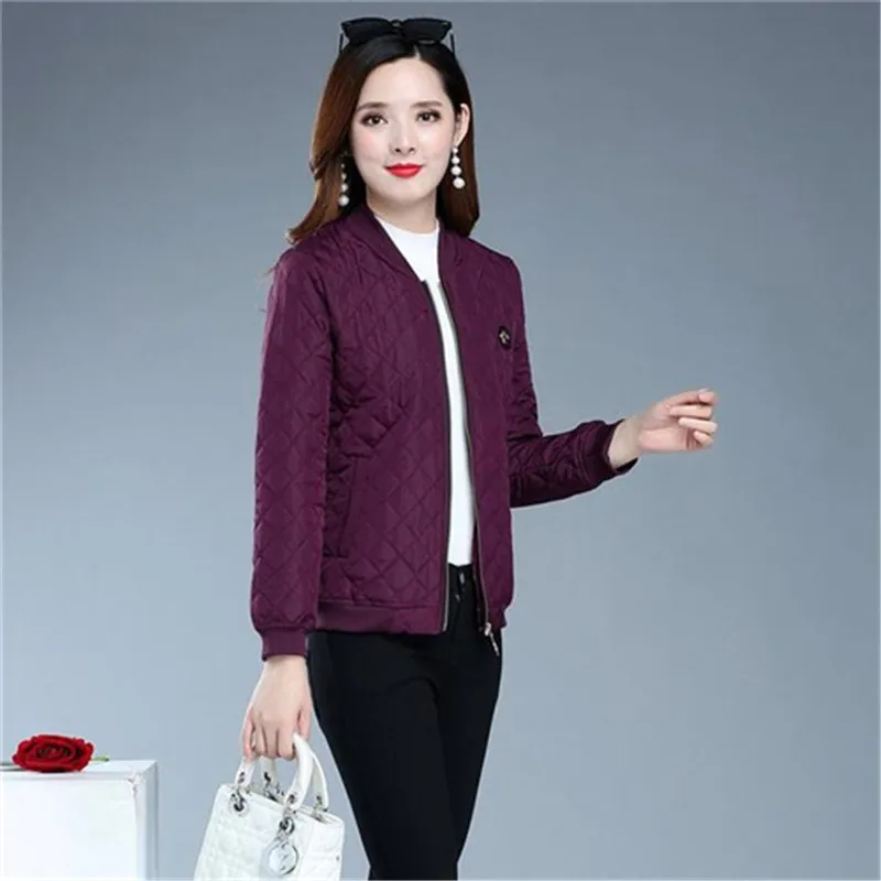 Giacca donna 2023 nuova primavera autunno inverno sottile trapuntato Bomber giacche cappotto donna basic parka capispalla abbigliamento femminile
