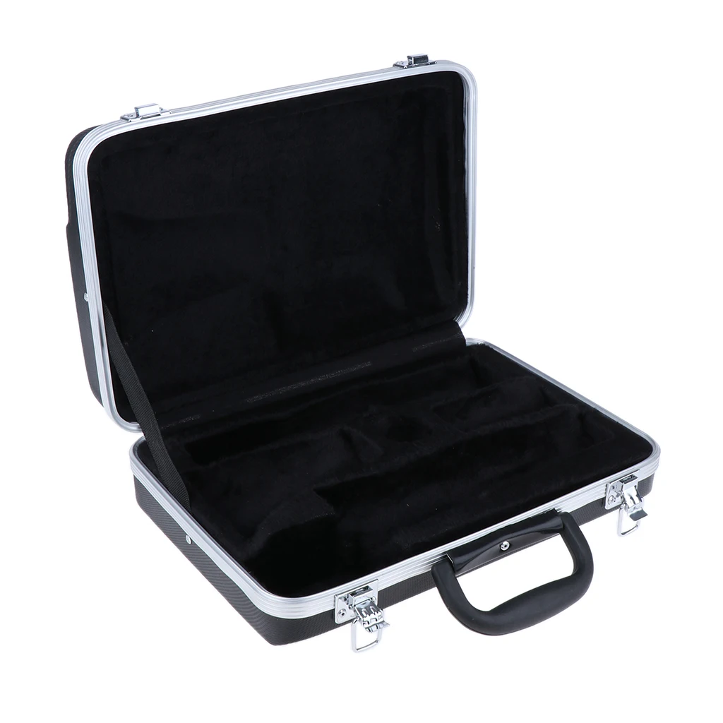 Square Clarinet Hard Protection Case Travel Gig Bag Professional Parts Accs