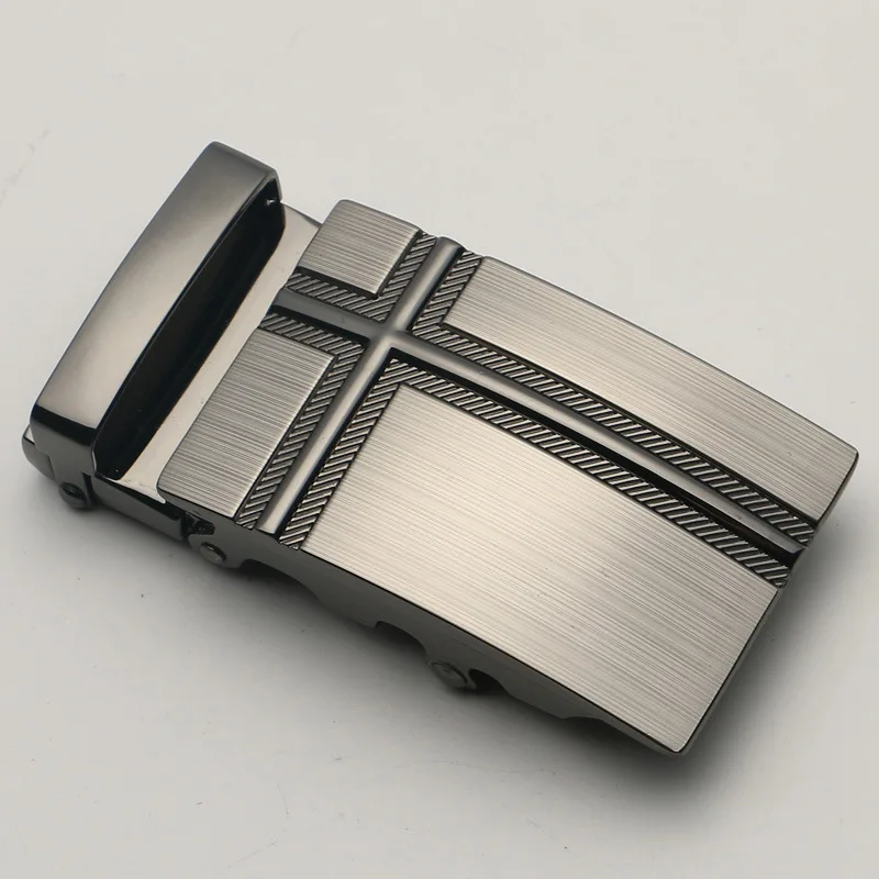 Fashion Men\'s Business Alloy Automatic Buckle Unique Men Plaque Belt Buckles for 3.5cm Ratchet Men Apparel Accessories G1-65