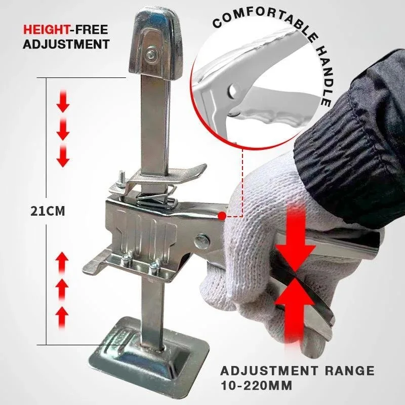 Arm Precision Clamping Tool is a new product, giving craftsmen of most trades a helping hand.A miniature jack for holding, suppo