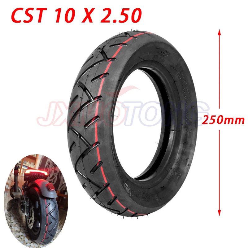 CST 10 Inch Electric Skateboard Tire 10x2.5 for Electric scooter Skate Board 10x2.50 inflatable wheel Tyre outer tire