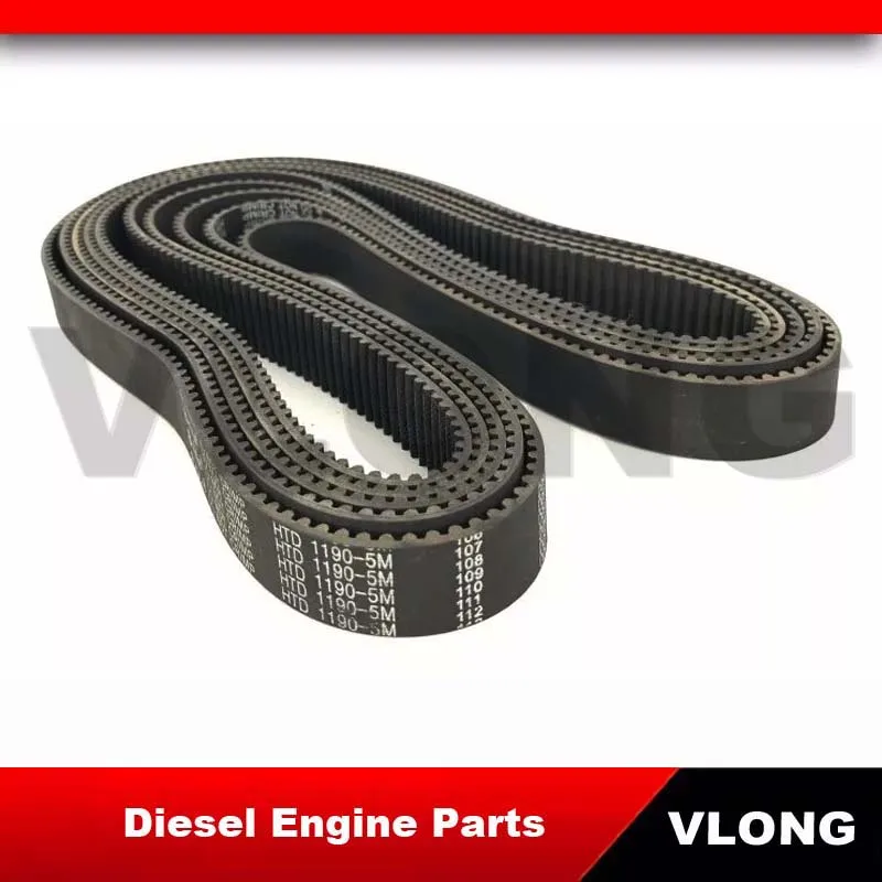 Synchronous 4D56 Timing Belt 154 Teeth