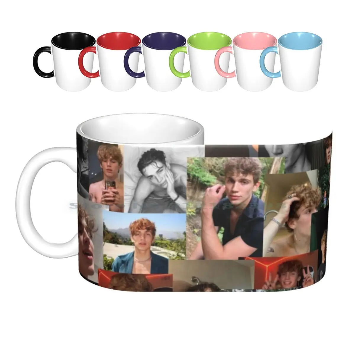 Vinnie Hacker Ceramic Mugs Coffee Cups Milk Tea Mug Hot Boys Noah Beck Alt Indie Zoe Lavern Creative Trending Vintage Gift