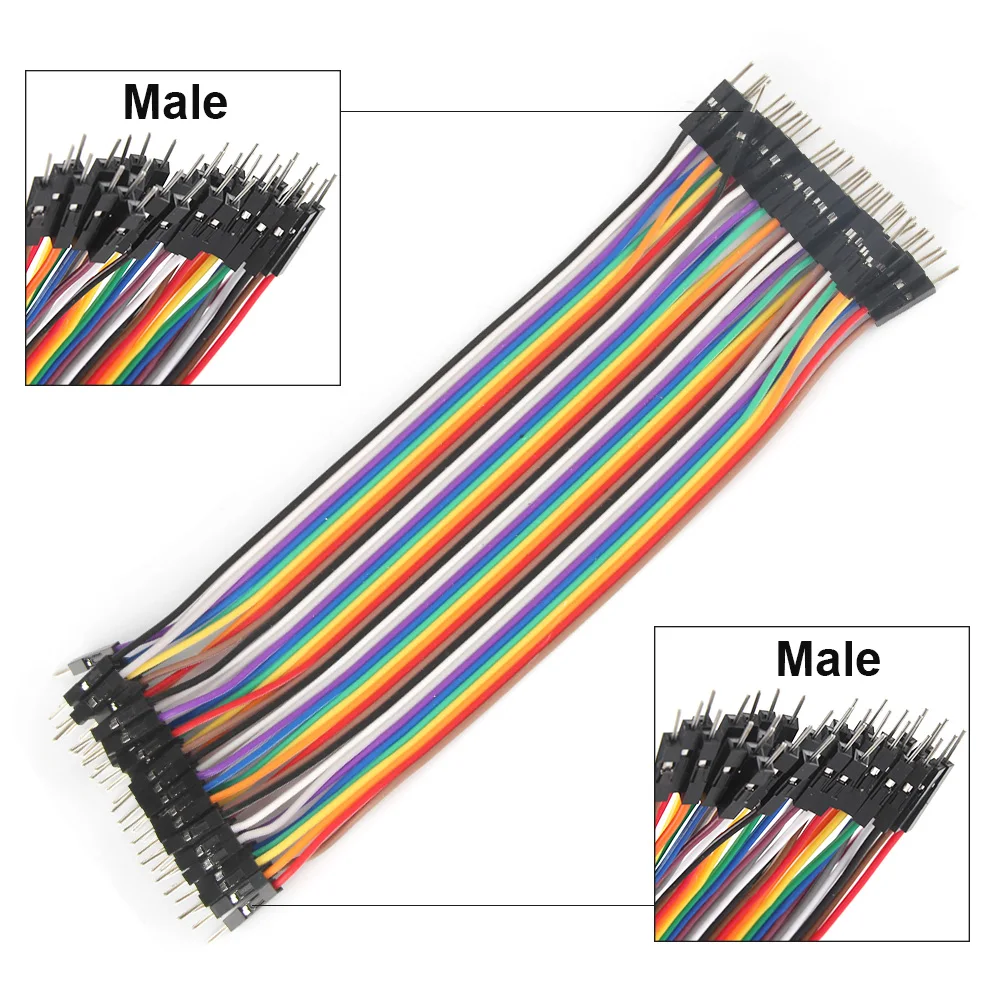 40PIN Cable Dupont Line 10cm 20cm 30cm Male to Male Female to Female Male to FeMale Jumper Dupont Wire Cable For PCB DIY KIT