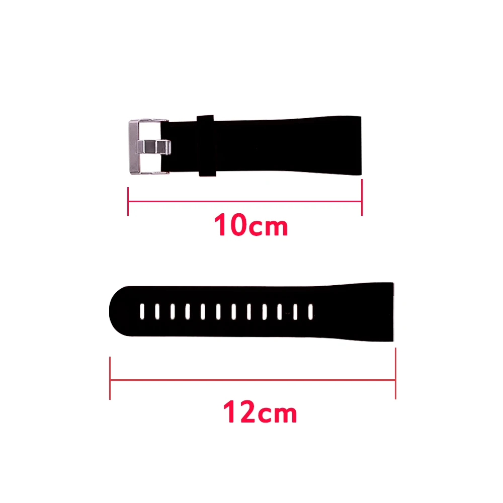 Silicone Strap For 115/116/119Plus Smartwatch Colorful Replacement Bracelet Soft TPU Watchband Belt Anti-fading Wrist Strap