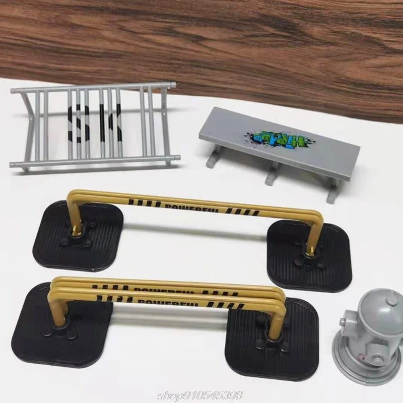 Accessori scena per Mini Finger Skateboard tastiere scooter bici kit di pattini a rotelle realistici A28 21 Dropship